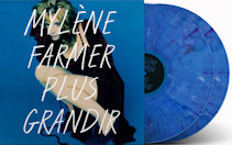 Mylène Farmer - Plus Grandir Best Of 1986 / 1996 - Double Vinyle Bleu Marbré