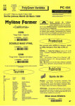 Mylène Farmer California Bon de précommande France