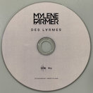 Mylène Farmer Single Des larmes CD Promo