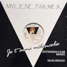 Mylène Farmer & je-t-aime-melancolie Maxi 45 Tours Collector Rose 2019