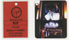 Mylène Farmer Mylenium Tour - Pass Virgin