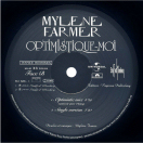 Mylène Farmer - Optimistique-moi - Maxi 33 Tours France - Vinyle