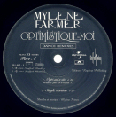 Mylène Farmer - Optimistique-moi - Maxi 33 Tours Promo Dance Remixes