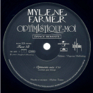 Mylène Farmer - Optimistique-moi - Maxi 33 Tours Promo Dance Remixes