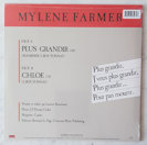 Mylène Farmer Plus Grandir Maxi 45 Tours Collector Rouge 2019
