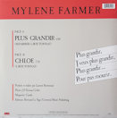 Mylène Farmer Plus Grandir Maxi 45 Tours Collector Rouge 2019