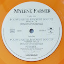 Mylène Farmer & pourvu-qu-elles-soient-douces Maxi 45 Tours Collector Orange2018