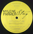 Mylène Farmer et Sting - Stolen Car - Maxi 45 Tours Remixes - Label