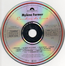 Mylène Farmer Cendres de lune CD France Premier Pressage