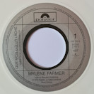 Mylène Farmer - Que mon coeur lâche - 45 Tours Blanc 2020