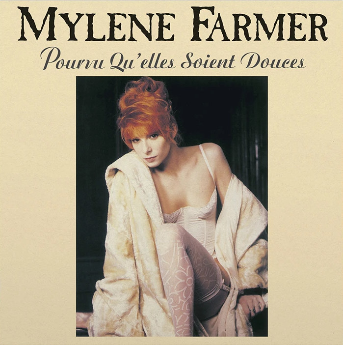 Mylène Farmer - Pochette single Pourvu qu'elles soient douces