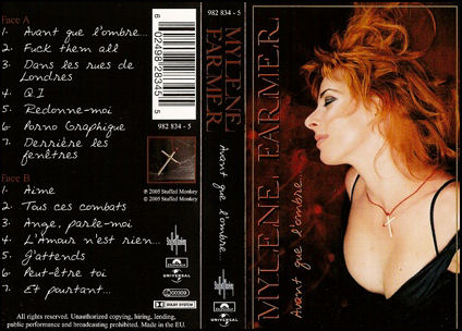 Mylène Farmer Avant que l'ombre... Cassette France