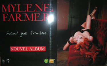 Mylène Farmer Album Avant que l'ombre PLV Fnac