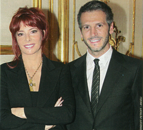 Mylène Farmer et Benoît Di Sabatino