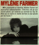 Mylène Farmer Presse Le Hérisson 1991