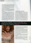 Mylène Farmer Madame Figaro 27 décembre 2008