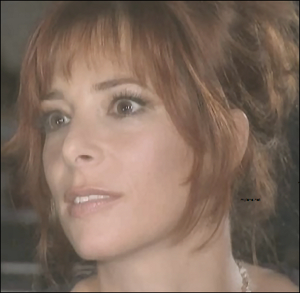 Mylène Farmer lors du doublage du film "Arthur et les Minimoys"