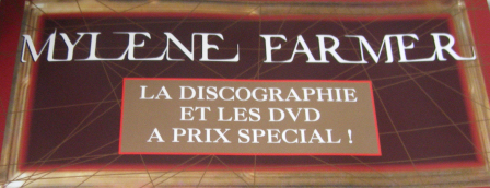 Mylène Farmer Discographie et dvd à prix spécial