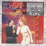 Mylène Farmer en duo avec Khaled La poupée qui fait non (Live)CD Promo France Pochette recto