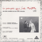 Mylène Farmer en duo avec Khaled La poupée qui fait non (Live)CD Promo France Pochette verso