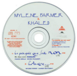 Mylène Farmer en duo avec Khaled La poupée qui fait non (Live)CD Single France 