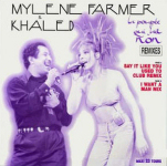 Mylène Farmer en duo avec Khaled La poupée qui fait non (Live)Maxi 33 Tours Promo France