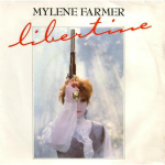 Mylène Farmer Libertine 45 tours France second pressage Pochette recto