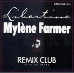 Mylène Farmer Libertine Maxi 45 tours France second pressage Pochette recto