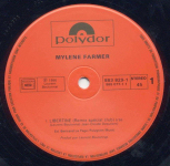 Mylène Farmer Libertine Maxi 45 tours France second pressage 