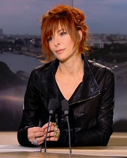 Mylène Farmer le 31 août 2008 JT de 20 heures Claire Chazal TF1