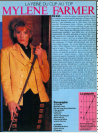 Mylène Farmer Presse Top 50 07 novembre 1988