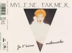 Mylène Farmer Je t'aime mélancolie CD Maxi Europe