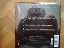 Mylène Farmer Si j'avais au moins... CD Single