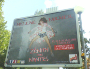 Mylène Farmer Zénith de Nantes Tour 2009 Campagne d'affichage