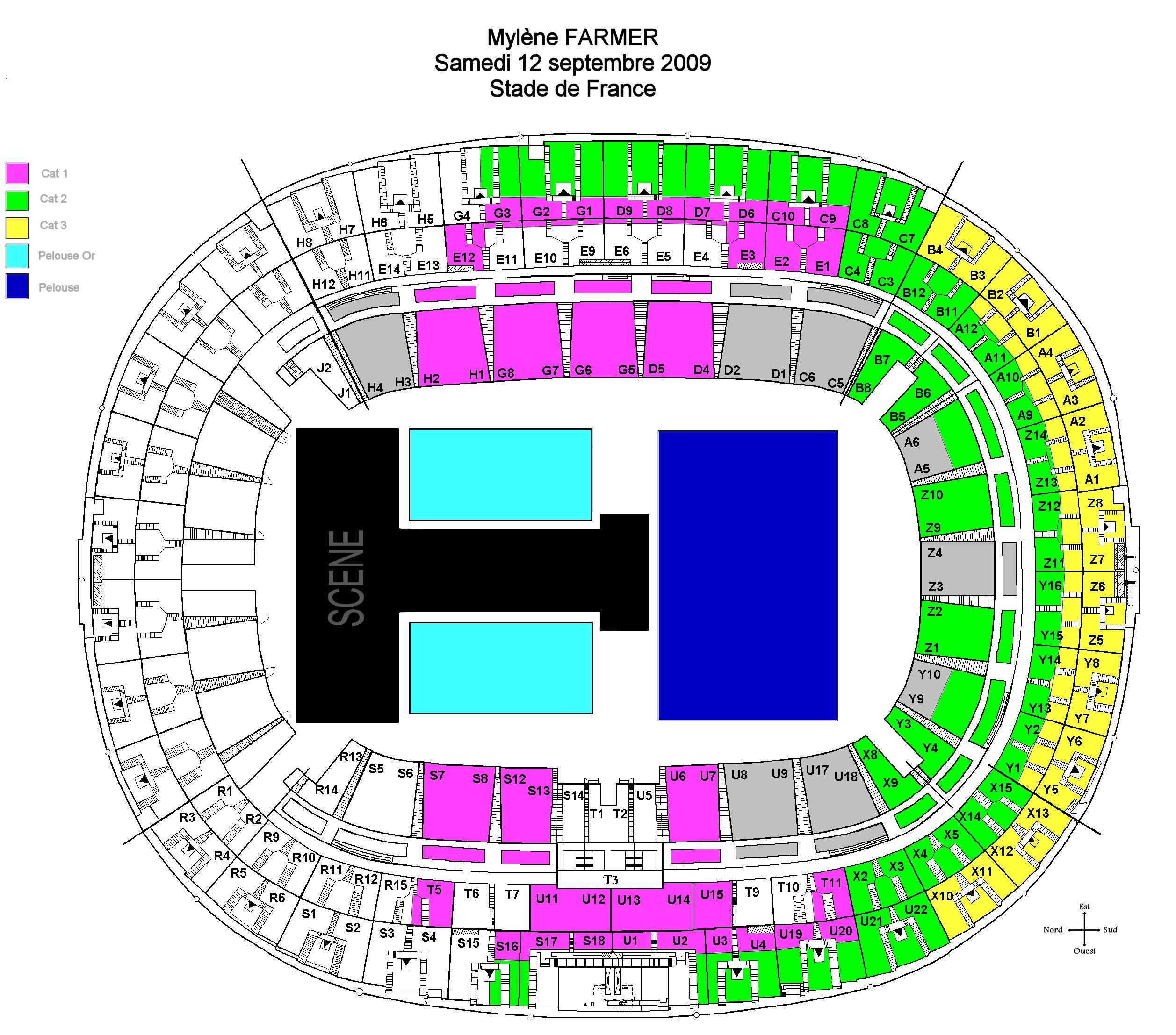 Yeadon blog: plan du stade de france