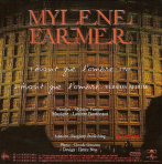 Mylène Farmer Avant que l'ombre...Live CD Promo France Pochette verso