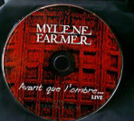 Mylène Farmer Avant que l'ombre...Live CD Promo France CD