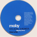 Moby & Mylène Farmer Slipping Away (Crier La Vie) CD Promo France 