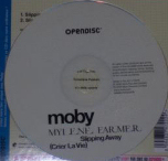 Moby & Mylène Farmer Slipping Away (Crier La Vie) CD Single France 