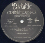 Moby & Mylène Farmer Optimistique-moi Maxi 33T France N°2 