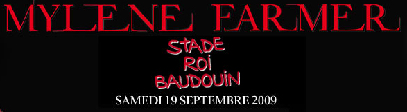 Mylène Farmer concert Stade Roi Baudoin