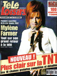 Télé Loisirs 12 novembre 2005