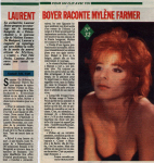 Mylène Farmer Presse - Télé Poche 01er avril 1991