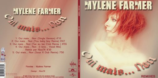 Création de fans Mylène Farmer Oui mais... Non par nico76