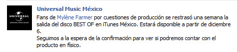 Facebook Universal Music Mexico