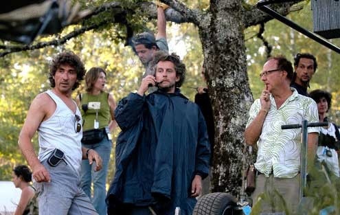 Laurent Boutonnat sur le tournage du film Jacquou le croquant