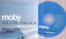 Mylène Farmer Moby Slipping away Crier la vie CD Promo France