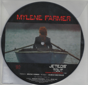 Mylène Farmer Je te dis tout 45 Tours Picture Disc