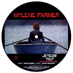 Mylène Farmer Je te dis tout 45 Tours Picture Disc