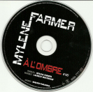 Mylène Farmer À l'ombre CD Promo